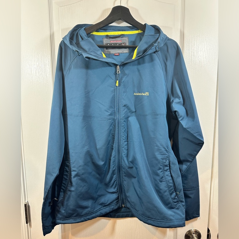 Avalanche Men's Weather Shield Softshell Full-Zip Hoodie, Size Large